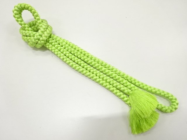 JAPANESE KIMONO / HANDTIED OBIJIME CORD